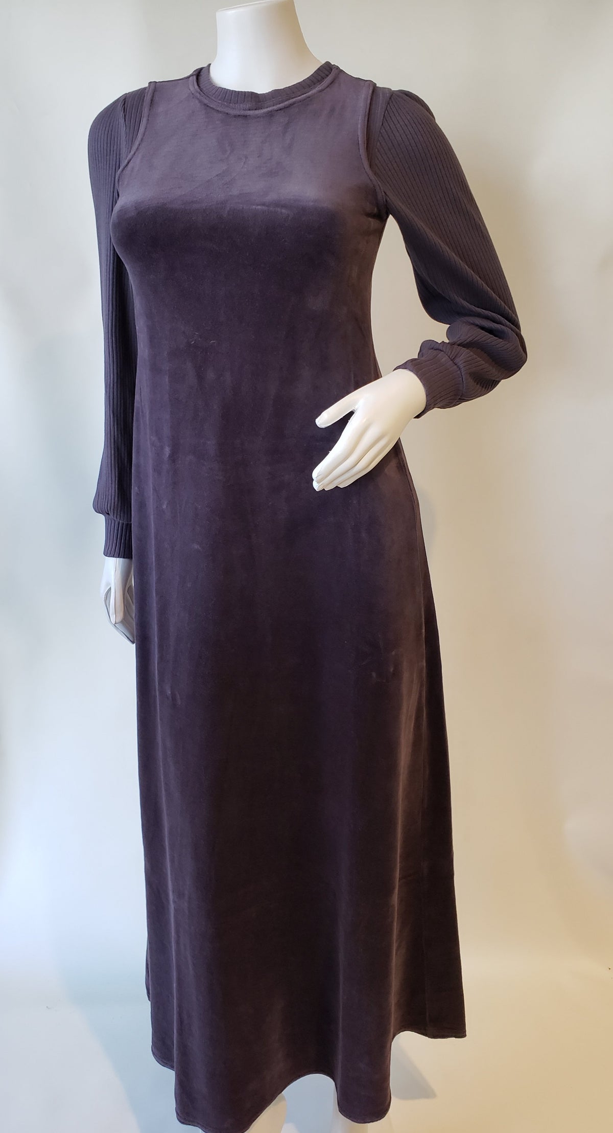 Hardtail Velour Shell Dress-Dress-Mementos