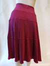 Hardtail Wide Ribbed Tiered Knee Skirt-Skirt-Mementos