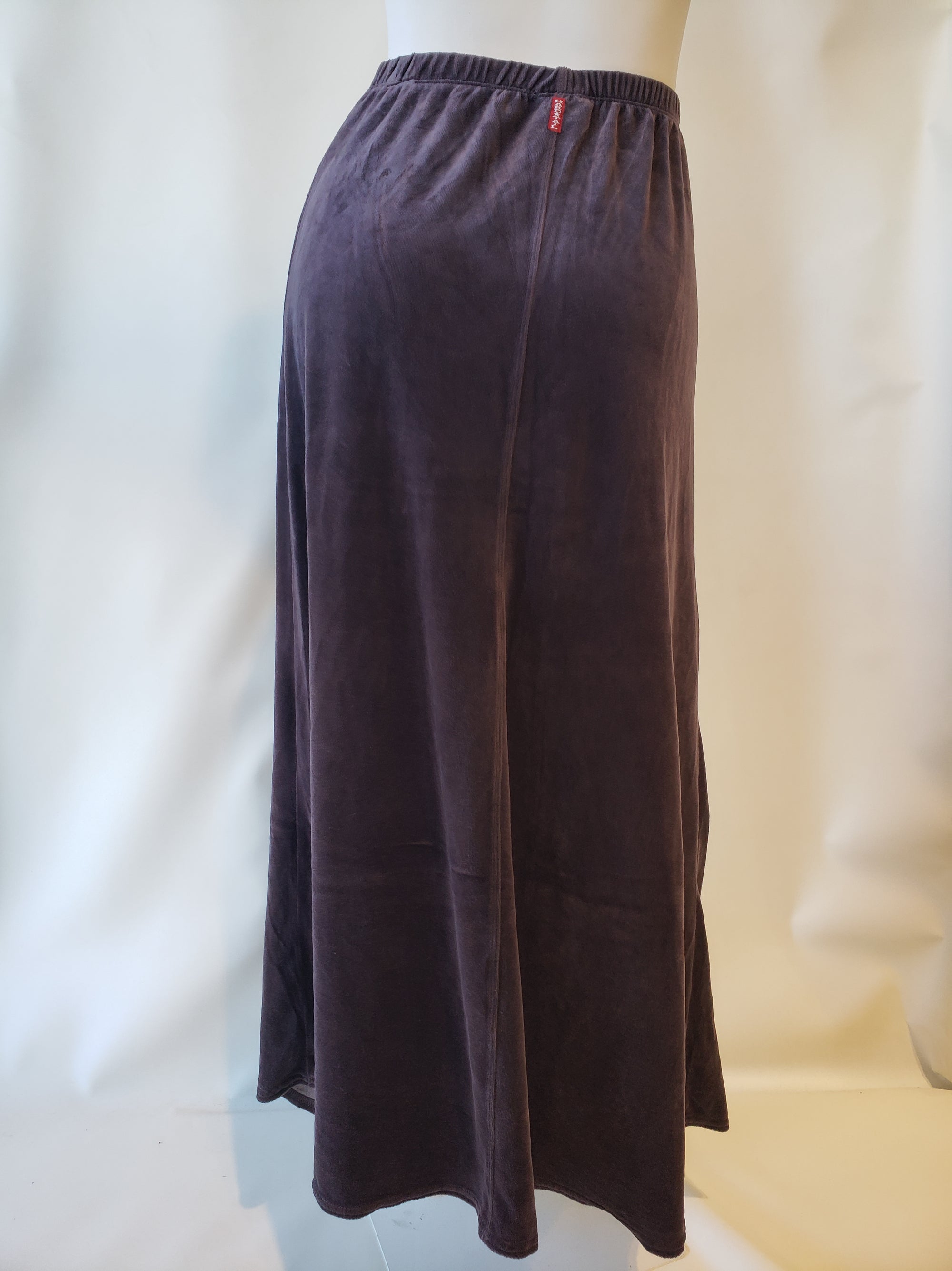 Hardtail Velour Boho Maxi Skirt-Skirt-Mementos