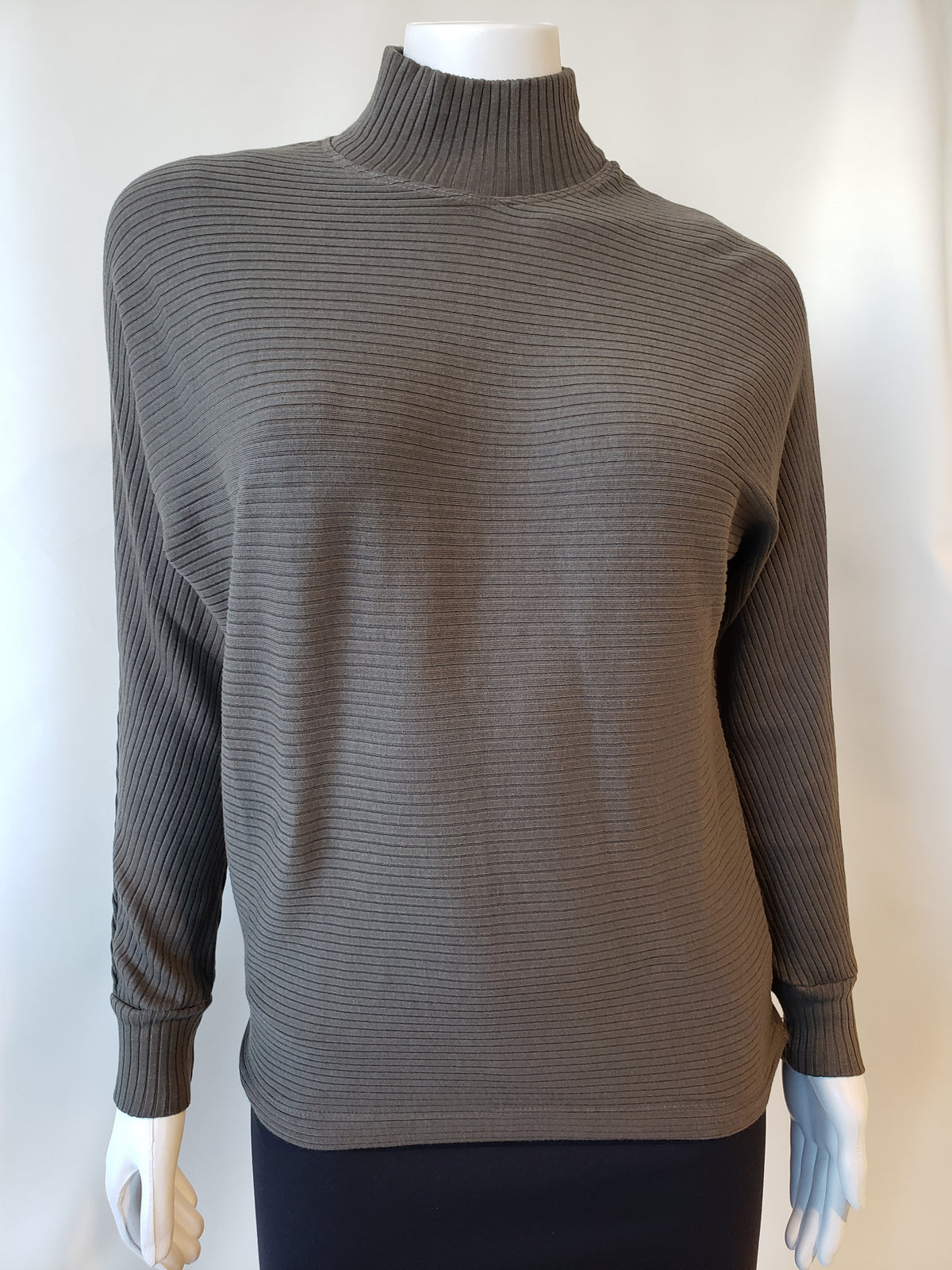 Hardtail Wide Ribbed Dolman Pullover-Pullover-Mementos