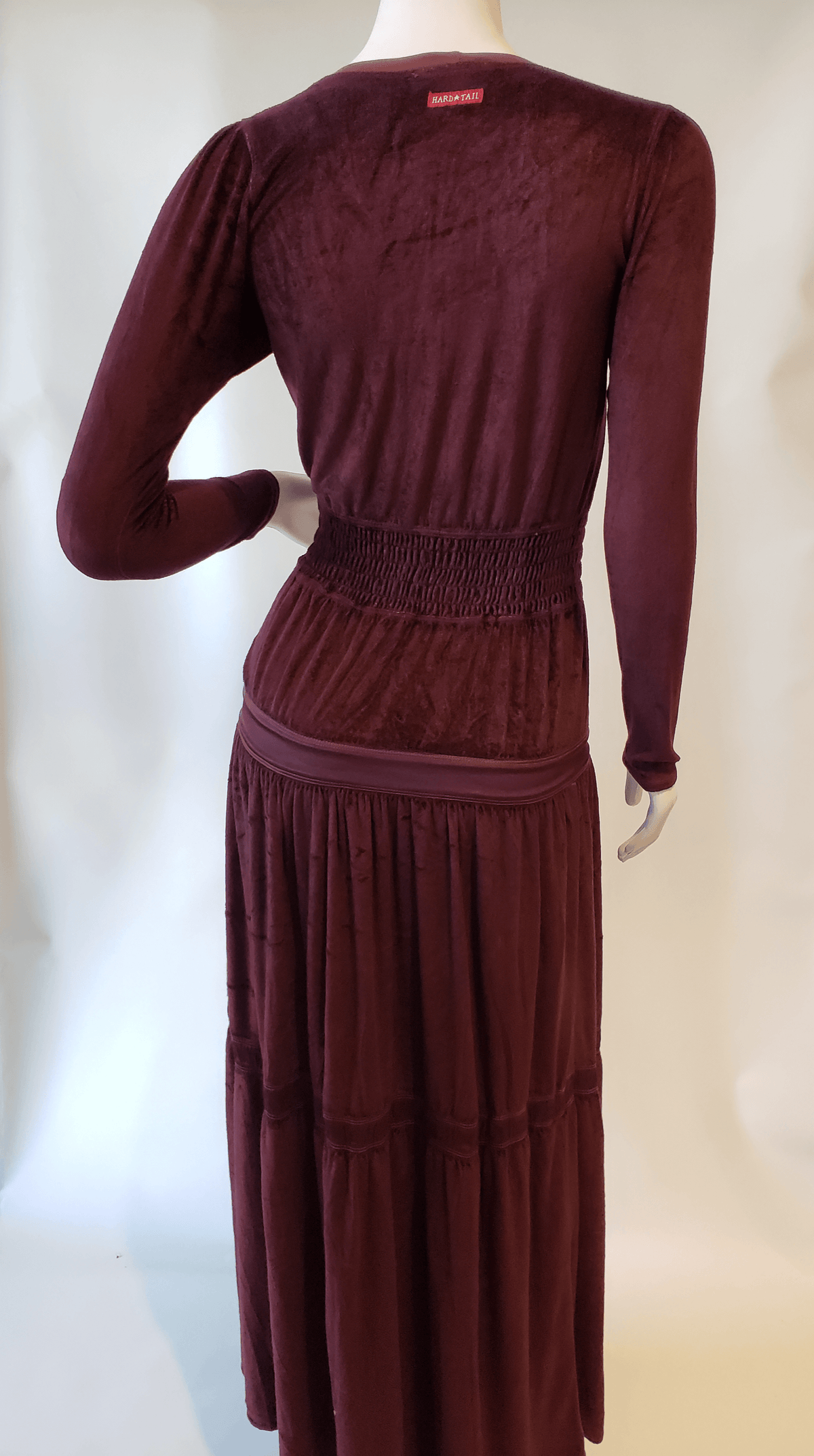 Hardtail Velour Boho Maxi Dress-Dress-Mementos