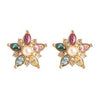Melissa Lovy Marquis Studs Colored Stones-Earrings-Mementos