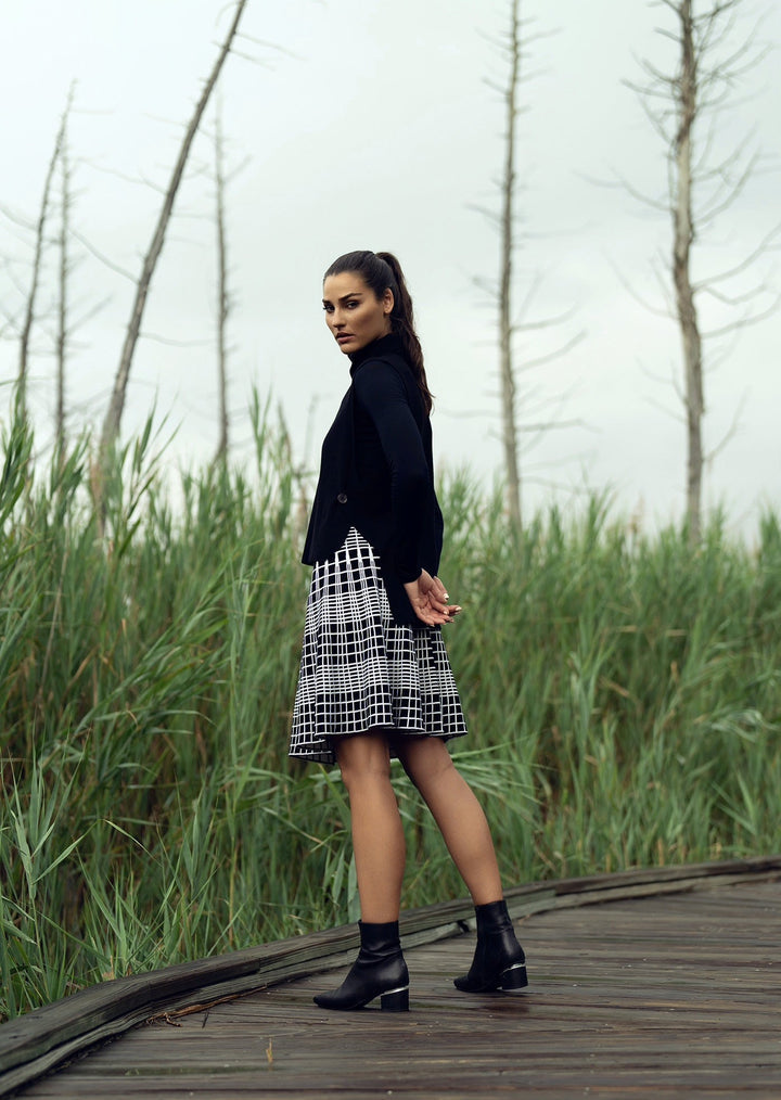 Profile Plaid Circle Skirt