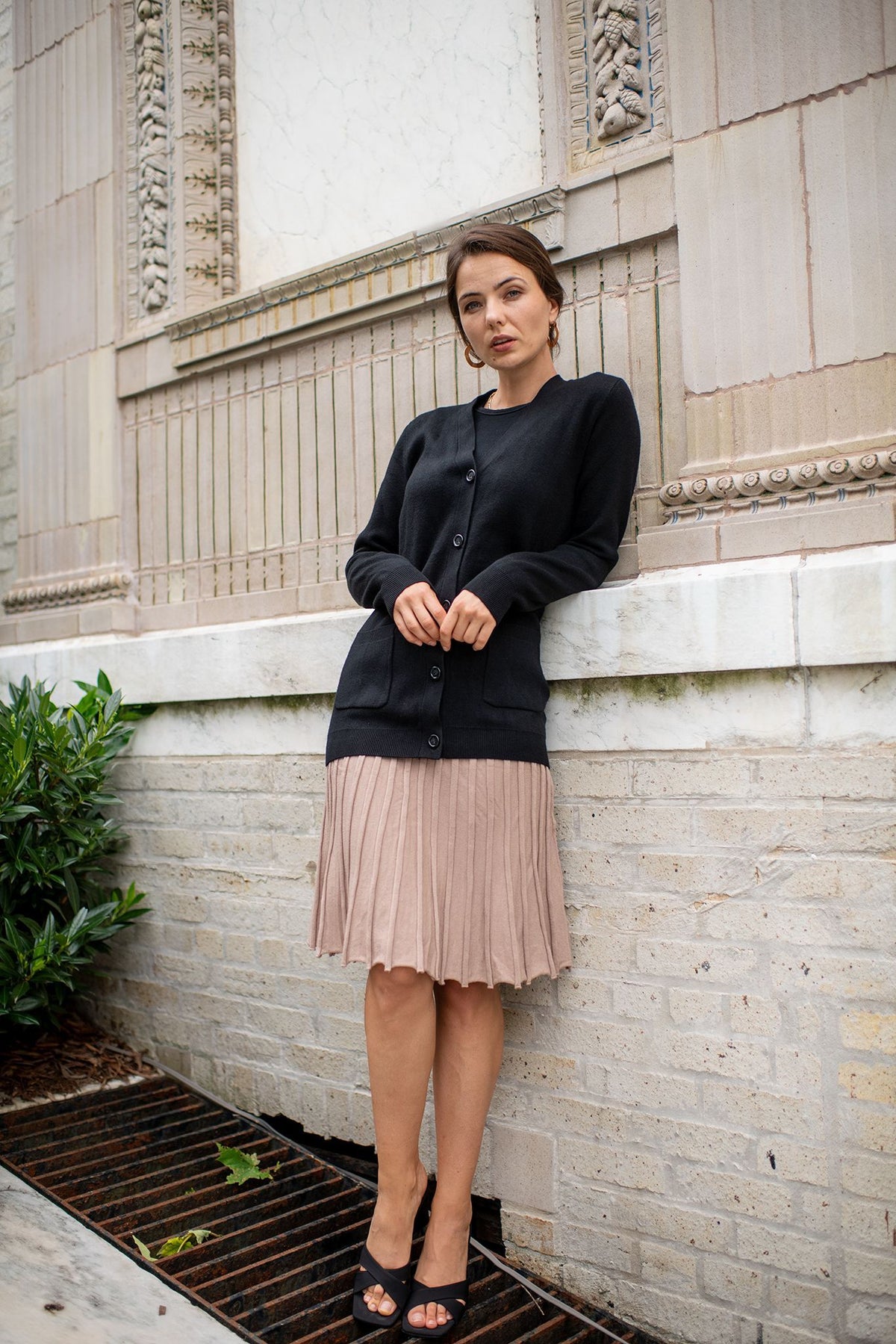 Bliss Knit Pleated Skirt-Skirt-Mementos