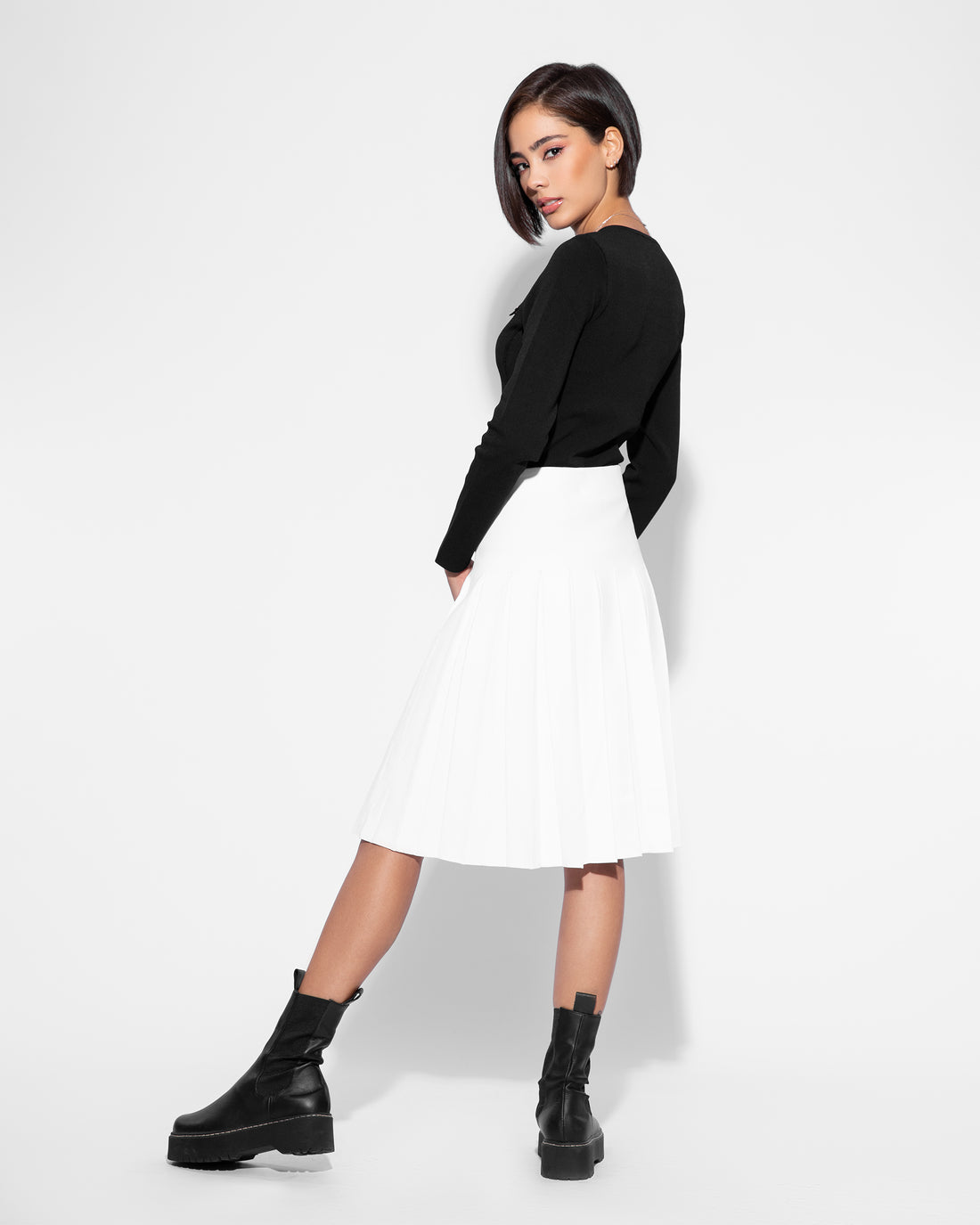 Aleeza Pleated Wonder Skirt
