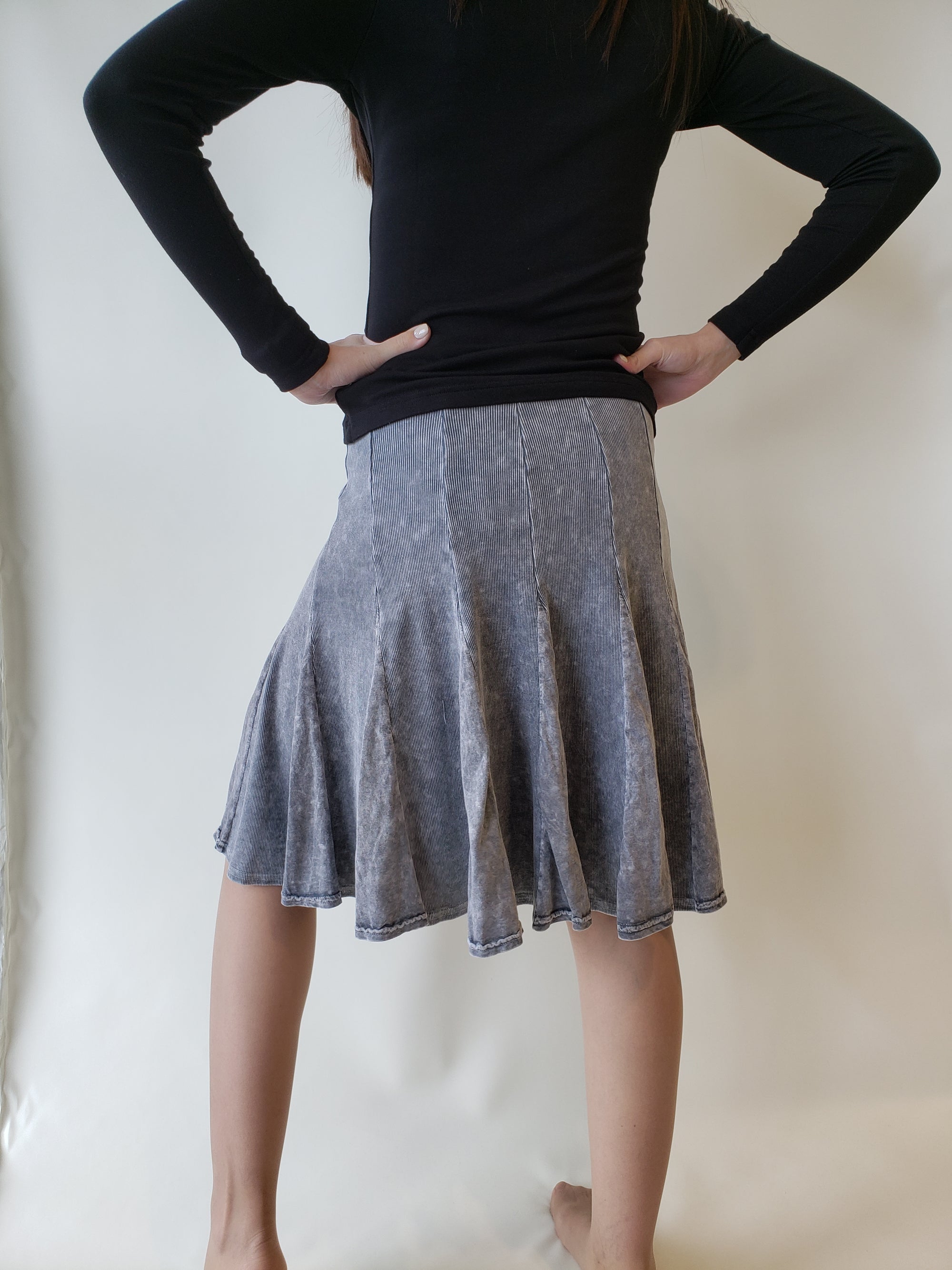 Hardtail Fit N Flare Knee Skirt-Skirt-Mementos