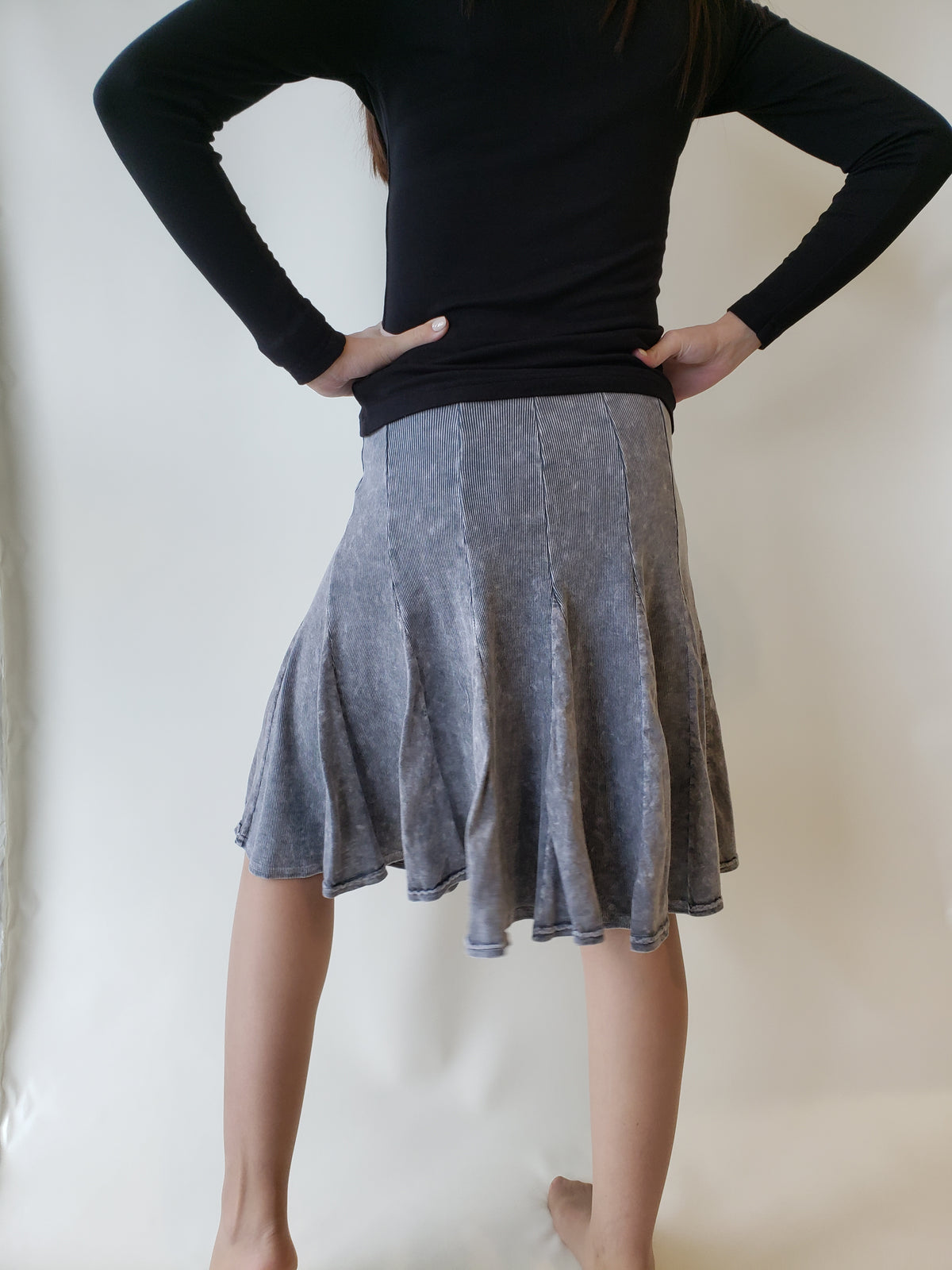 Hardtail Fit N Flare Knee Skirt-Skirt-Mementos
