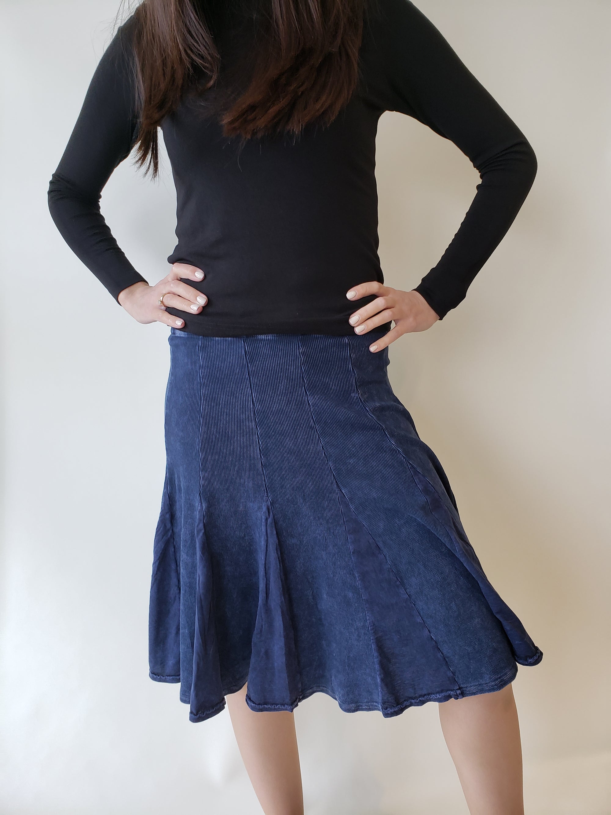 Hardtail Fit N Flare Knee Skirt-Skirt-Mementos