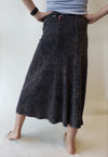 Hardtail Panel Rib Knit Midi Skirt-Skirt-Mementos