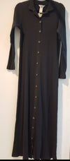 Hardtail Ribbed Polo Cardigan Dress-Dress-Mementos