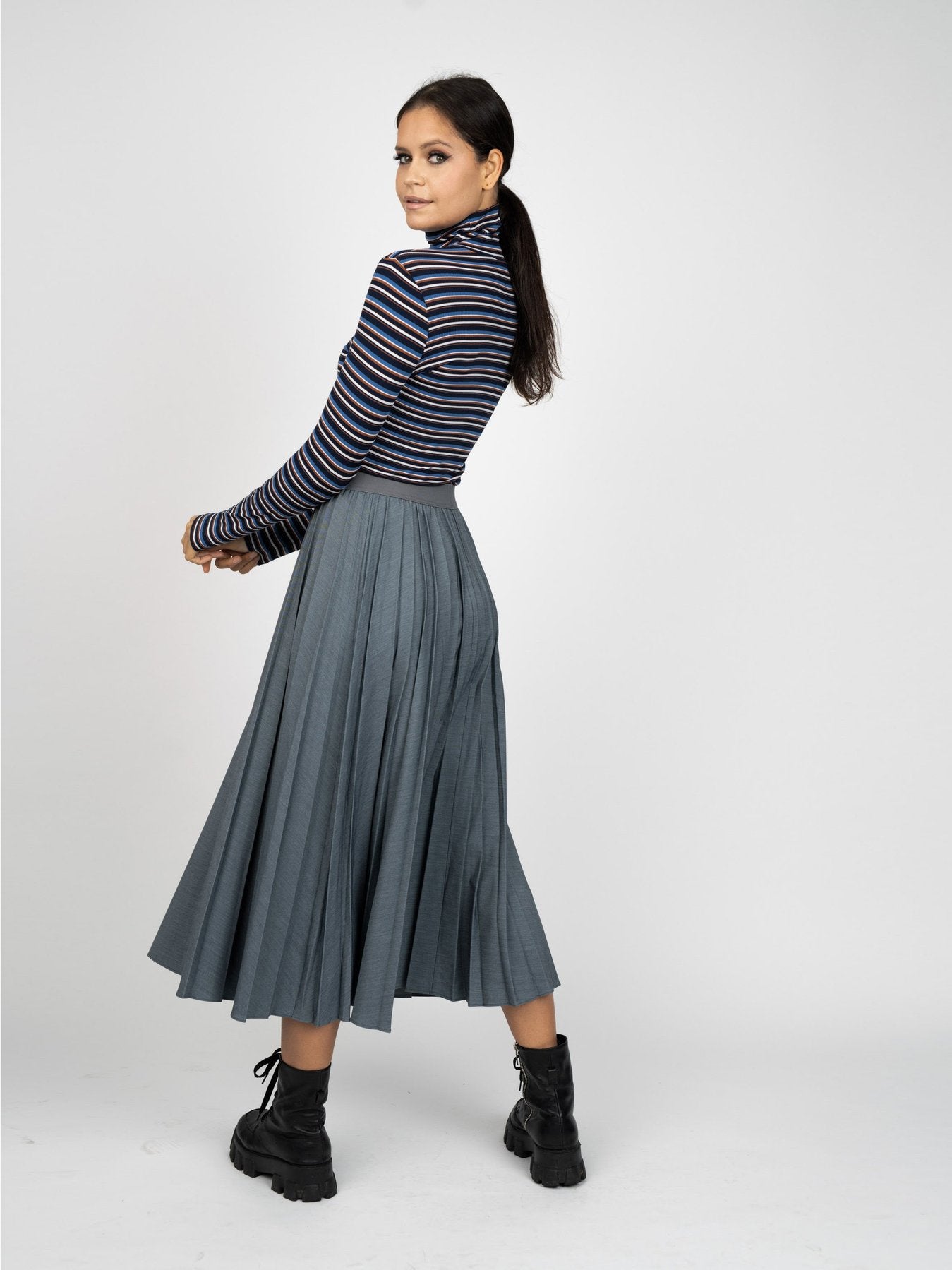 Meli Pleated Skirt-Skirt-Mementos