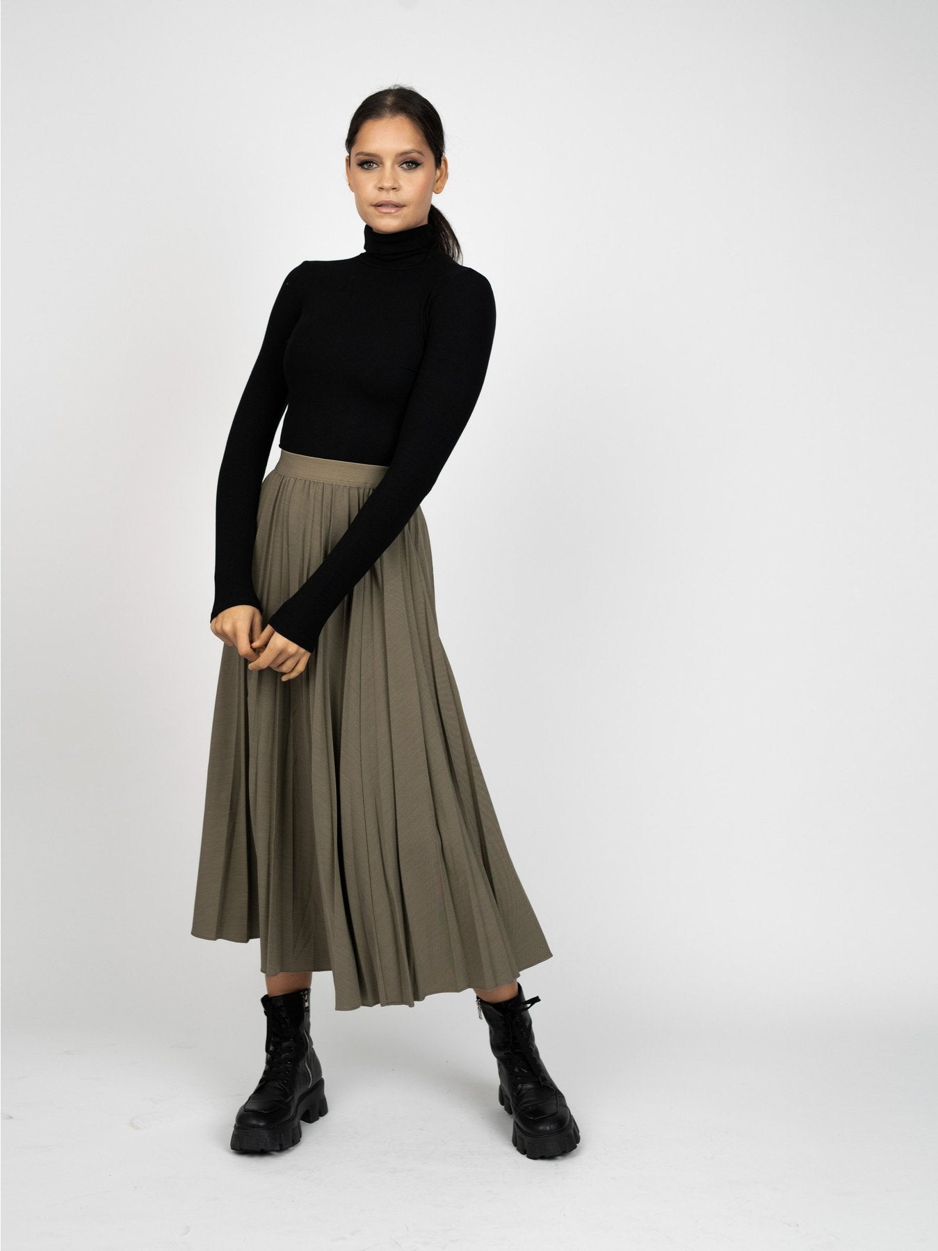 Meli Pleated Skirt-Skirt-Mementos