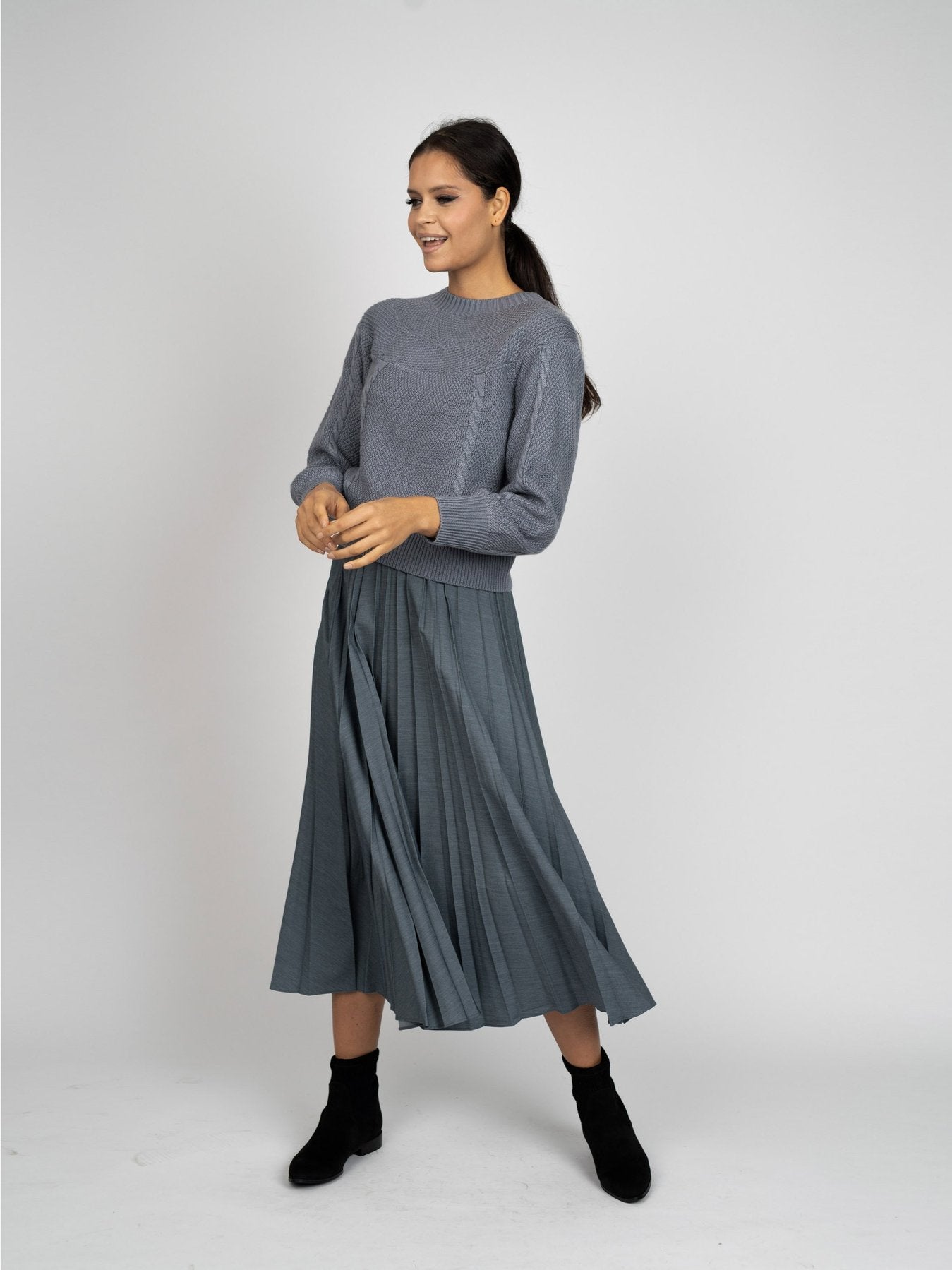 Meli Pleated Skirt-Skirt-Mementos