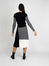 Meli Colorblock Knit Skirt-Skirt-Mementos