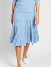 Meli Ribbed Peasant Skirt-Skirt-Mementos