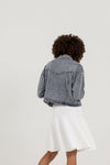 Aleeza Denim Jacket w Tie