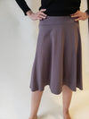 Honey Seed Circle Knee Skirt-Skirt-Mementos