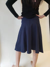 Honey Seed Circle Knee Skirt-Skirt-Mementos