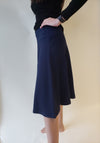 Honey Seed Circle Knee Skirt-Skirt-Mementos