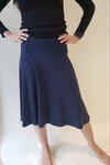 Honey Seed Circle Knee Skirt-Skirt-Mementos