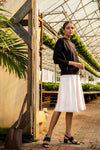 NOD Leather Trimmed Crew Top-Top-Mementos
