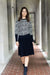 Bliss Knit Puff Sleeve Sweater Zebra-Sweater-Mementos