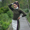 Profile Colorblock Turtleneck Sweater