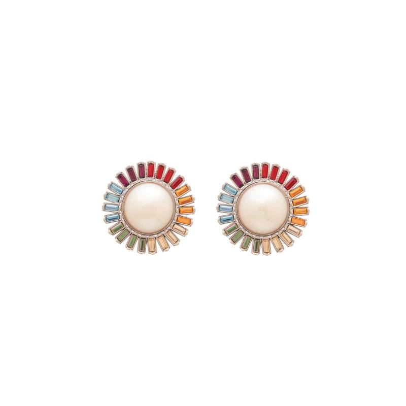 Melissa Lovy Sinclair Earrings Colored Stones-Earrings-Mementos