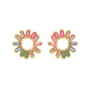 Melissa Lovy Stella Studs Colored Stones-Earrings-Mementos