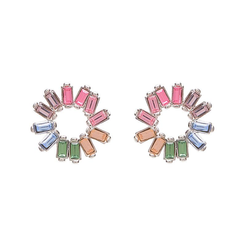 Melissa Lovy Stella Studs Colored Stones-Earrings-Mementos