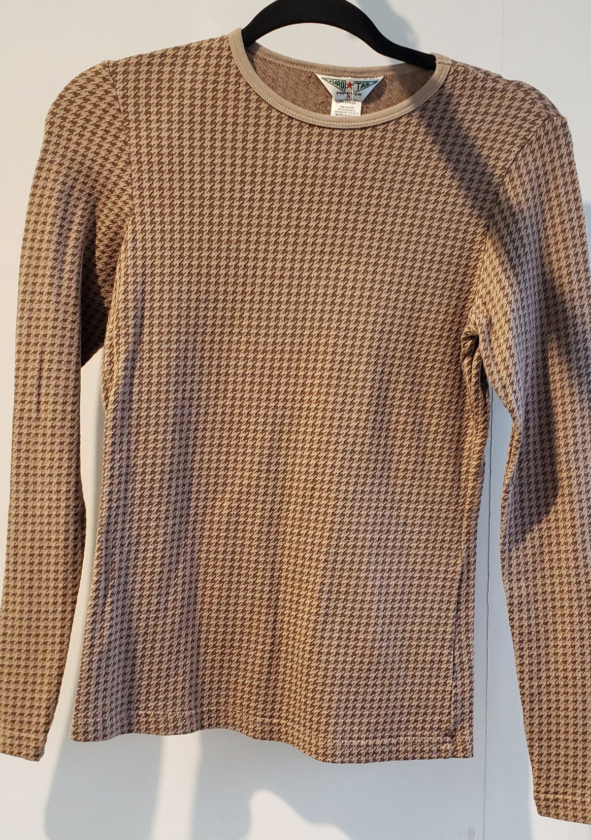 Hardtail LS Houndstooth Top-Top-Mementos