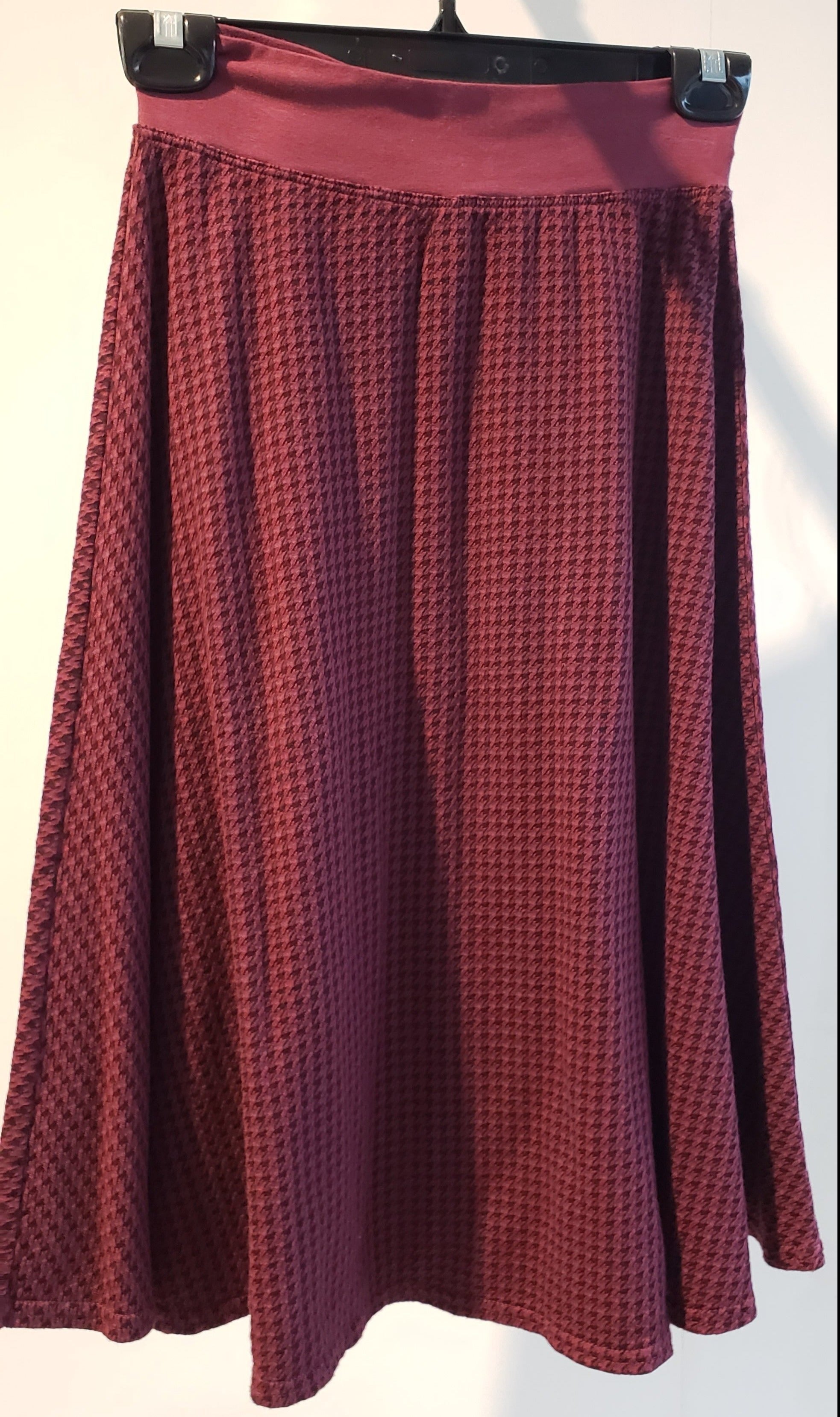 Hardtail Houndstooth Knee Skirt-Skirt-Mementos
