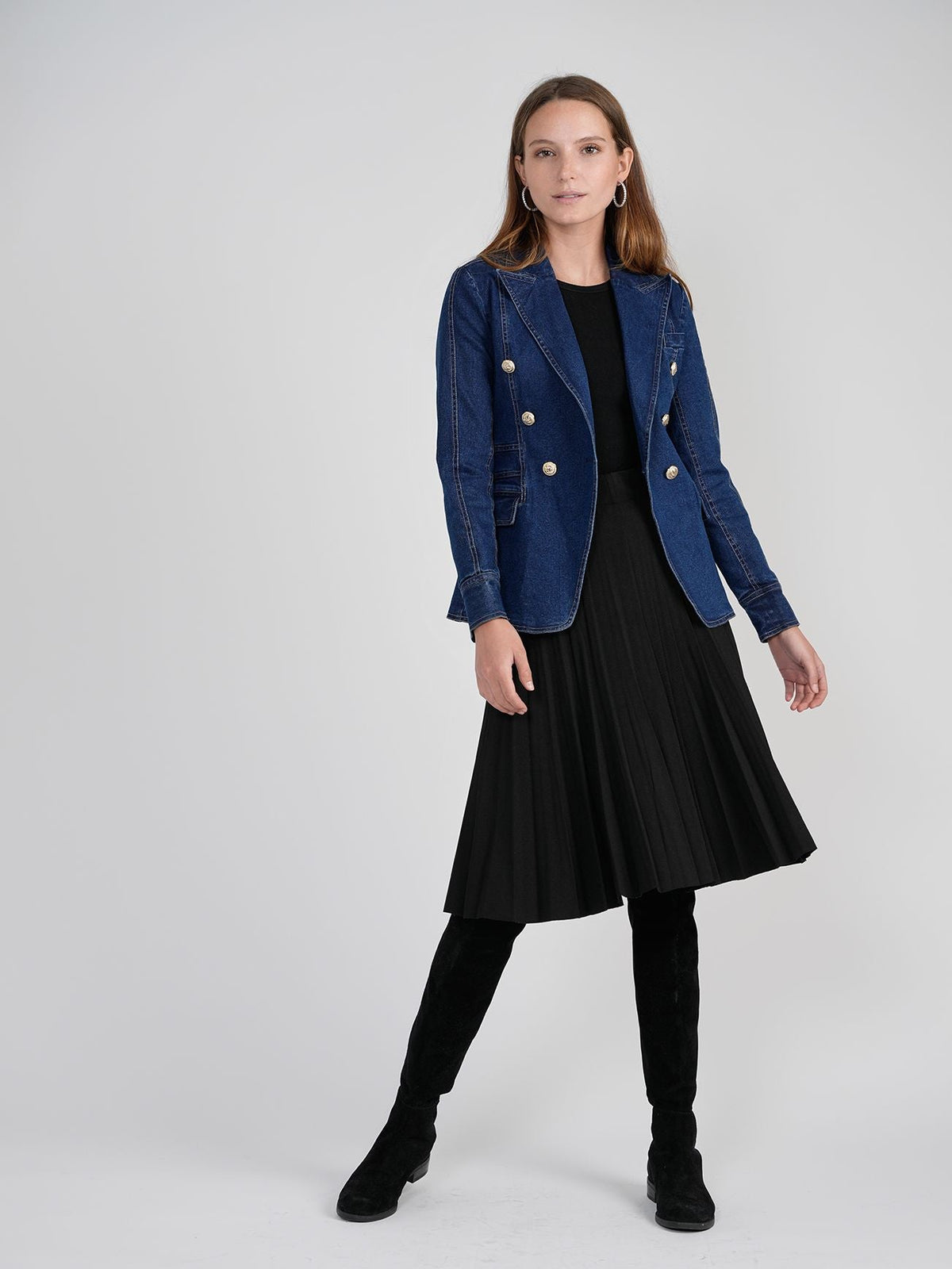 Bliss Denim Blazer