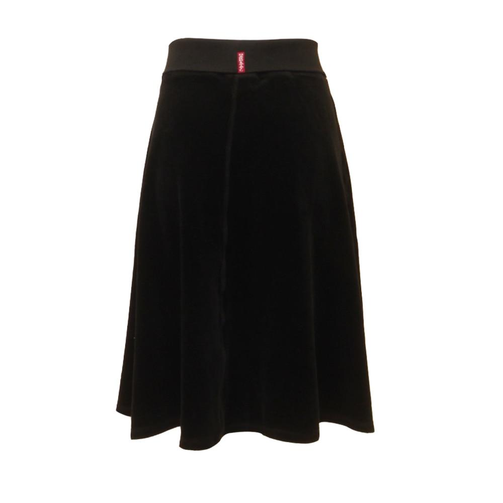 Hardtail Velour A-Line Skirt-Skirt-Mementos