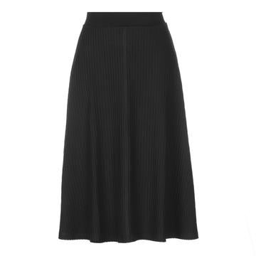 Parni Wide Ribbed Short Skirt-Skirt-Mementos