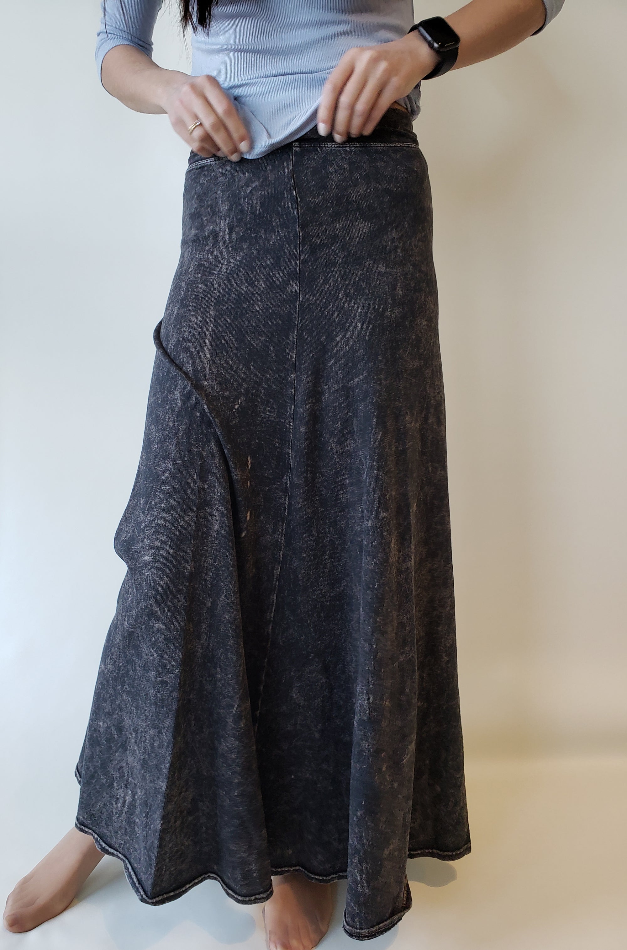Sweater maxi skirt jersey discount