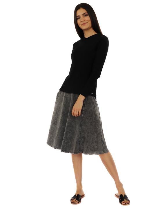 JINX Flair Knee Skirt-Skirt-Mementos