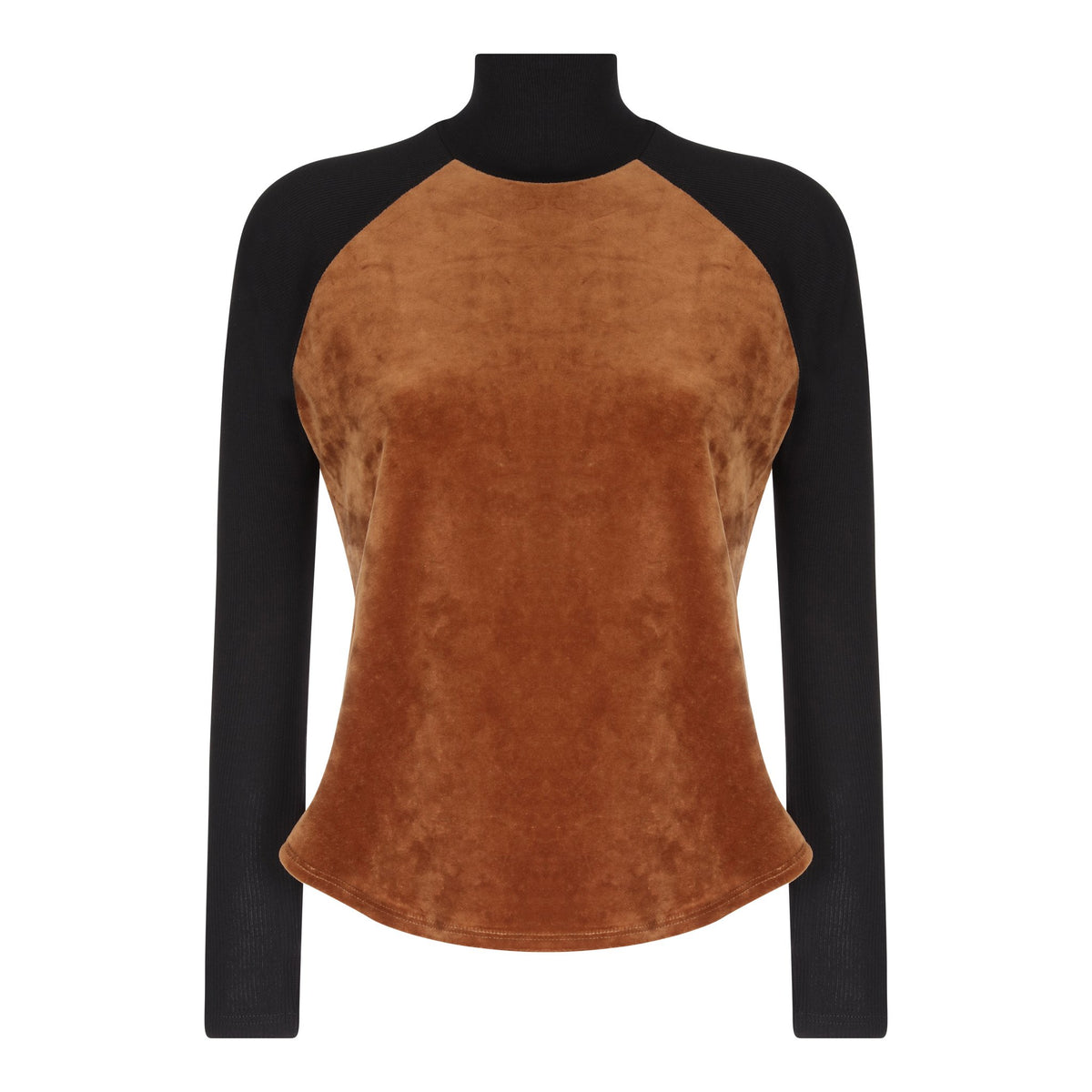 Parni Velour Dolman Turtleneck-Turtleneck-Mementos