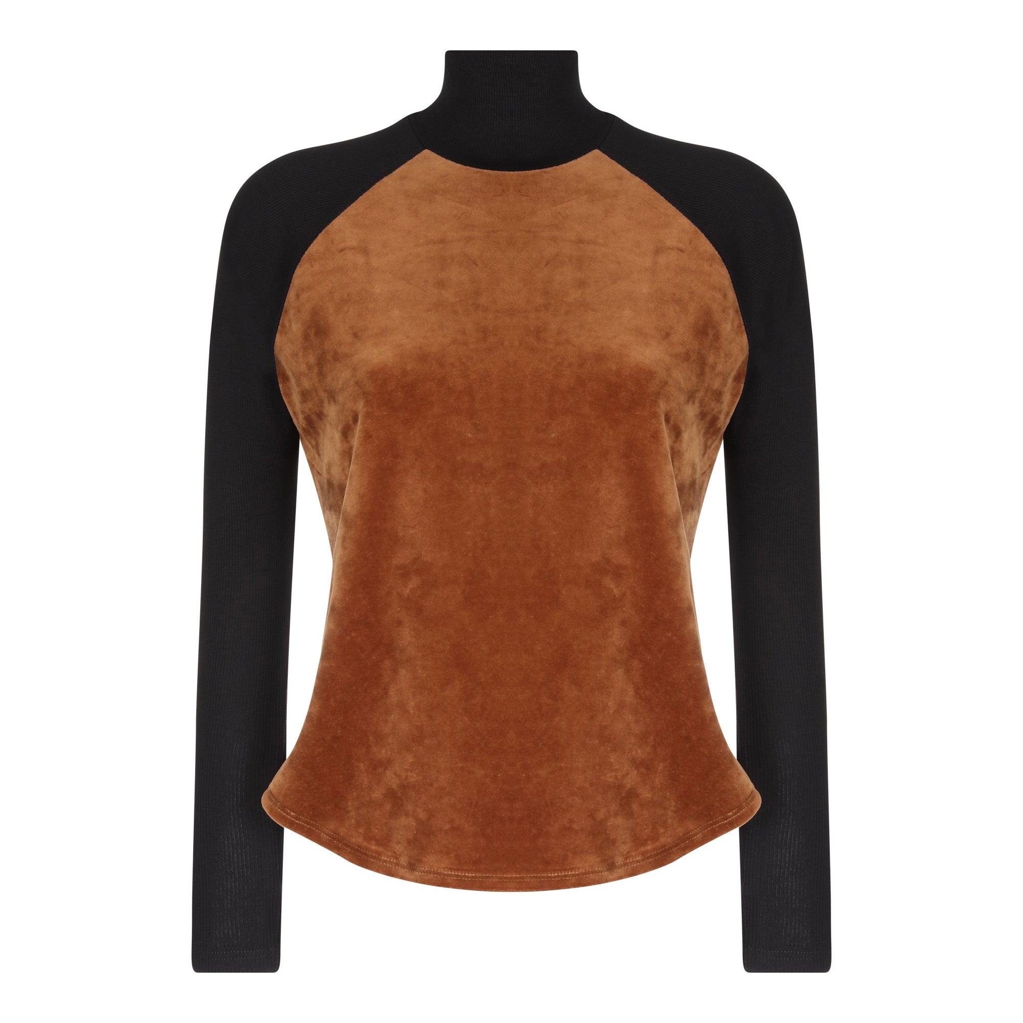 Parni Velour Dolman Turtleneck-Turtleneck-Mementos