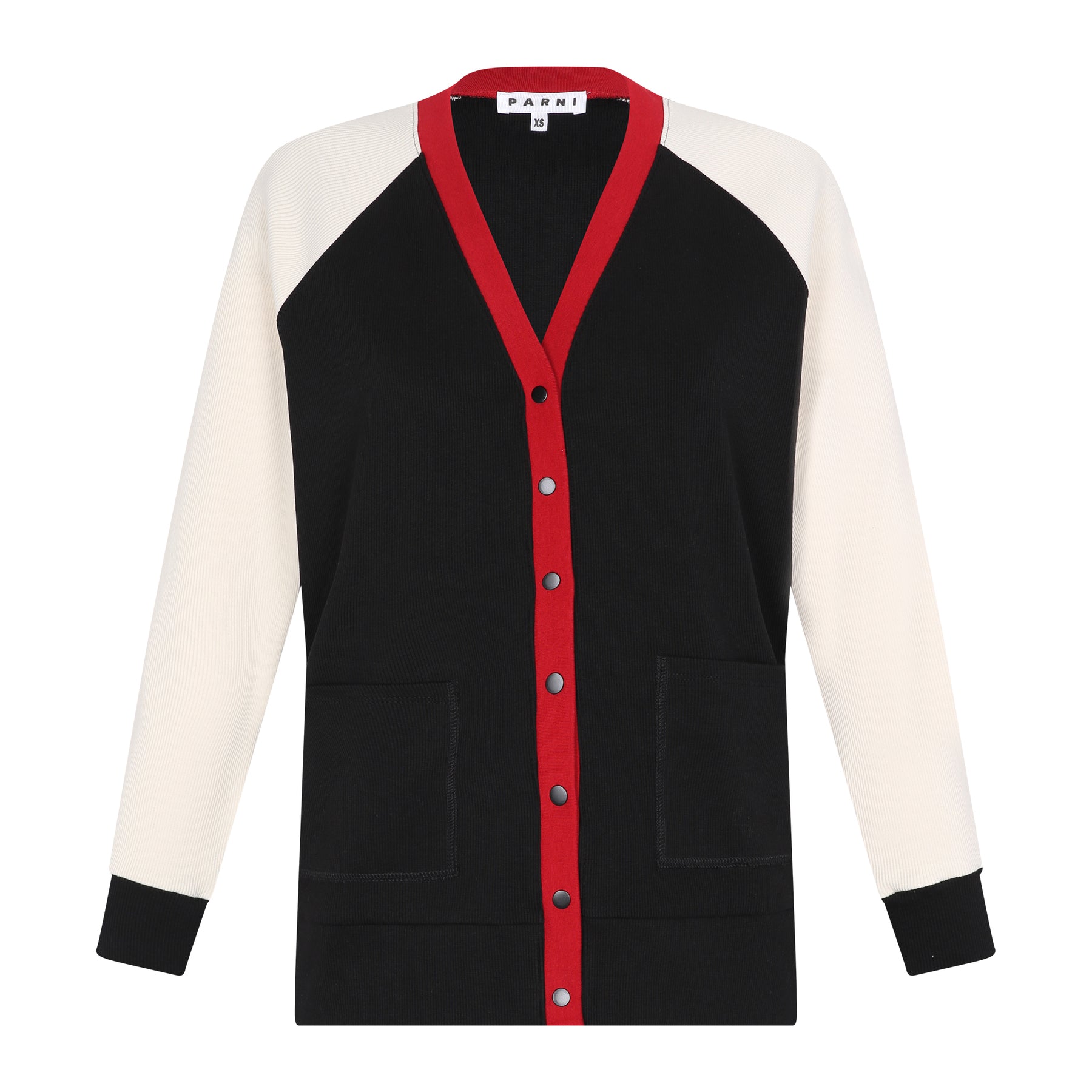 Parni Color Block Cardigan