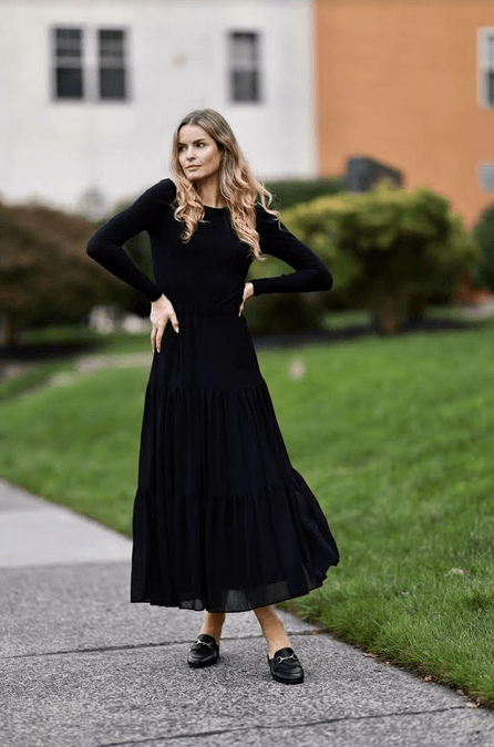 Bliss Tiered Chiffon Maxi Skirt-Skirt-Mementos