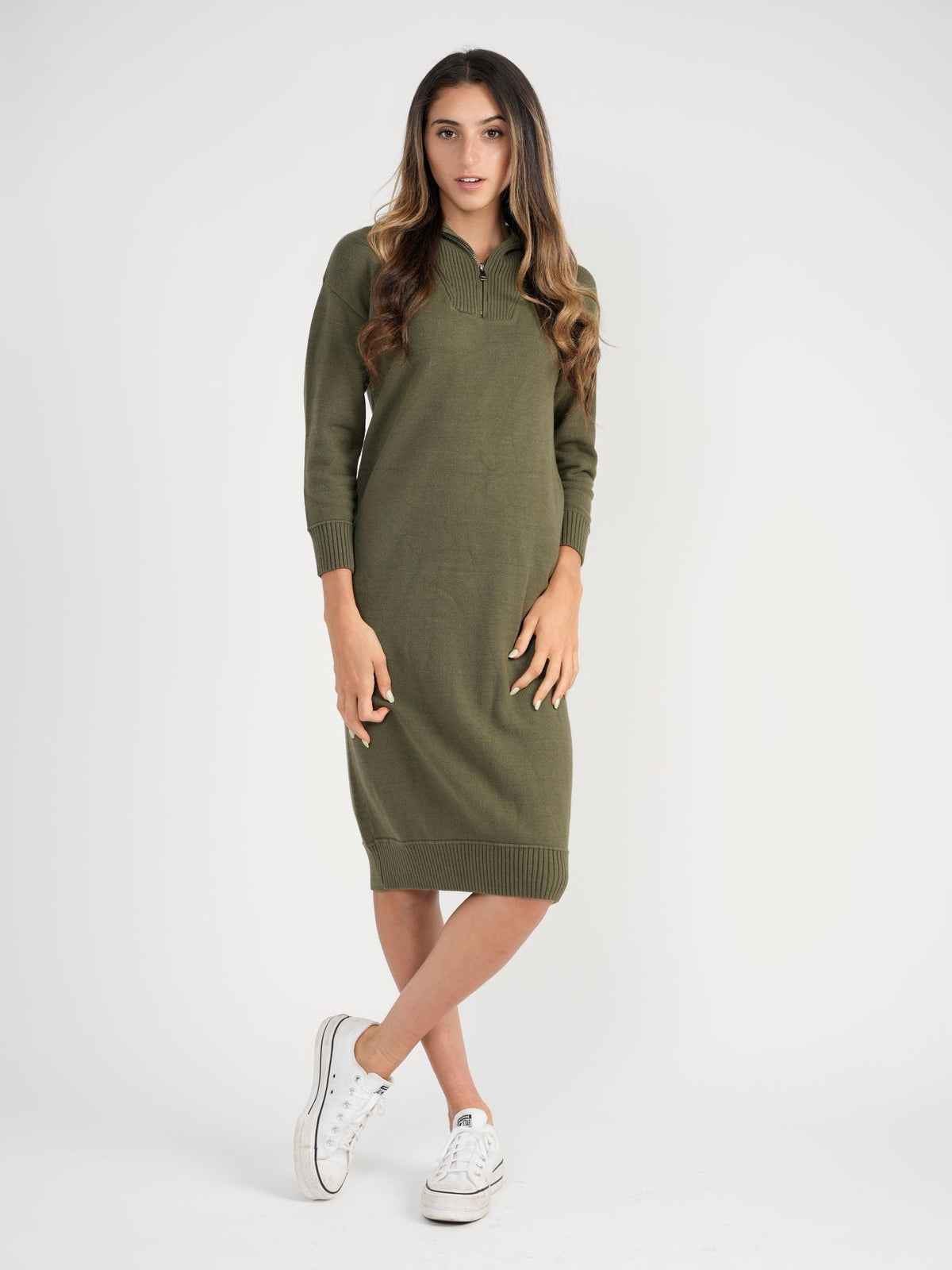 Bliss Knit Collar Dress