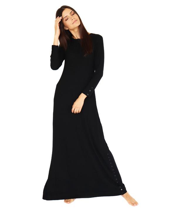 Ava Lea Maxi Henley Dress-Dress-Mementos