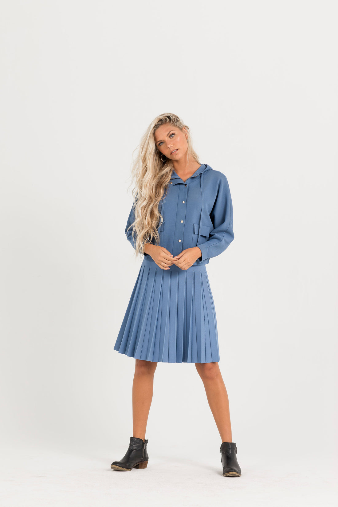 Aleeza Pleated Wonder Skirt