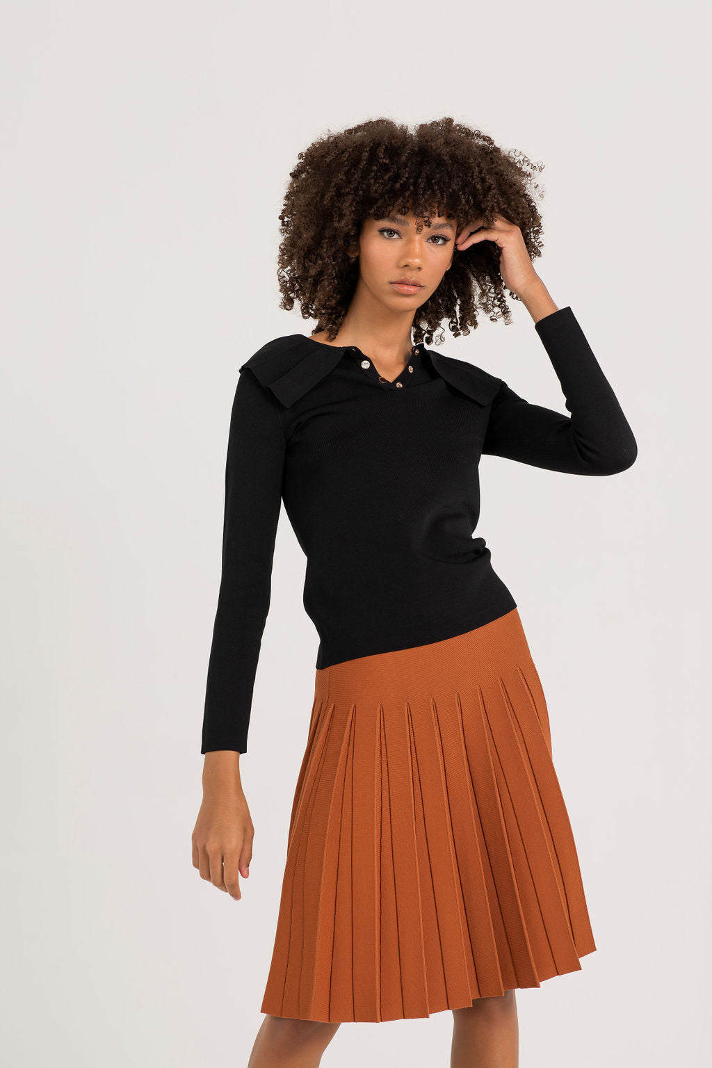 Aleeza Pleated Wonder Skirt