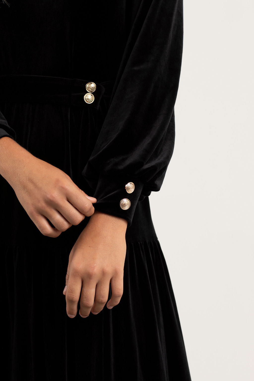 Aleeza Mali Velvet Maxi Dress