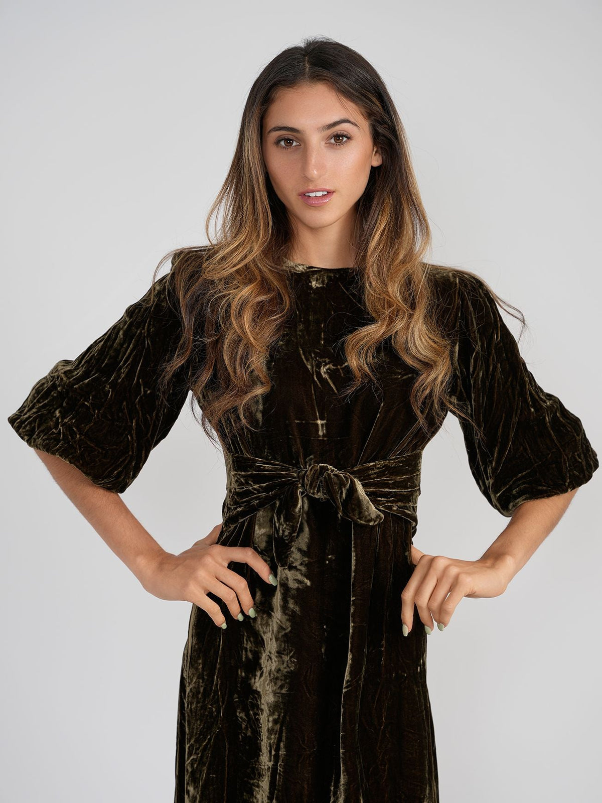 Bliss Mia Velvet Maxi Dress