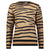 Bianco Nero Metallic Zebra Knit Top-Top-Mementos