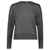 Bianco Nero Shimmer Knit Dolman Top-Top-Mementos