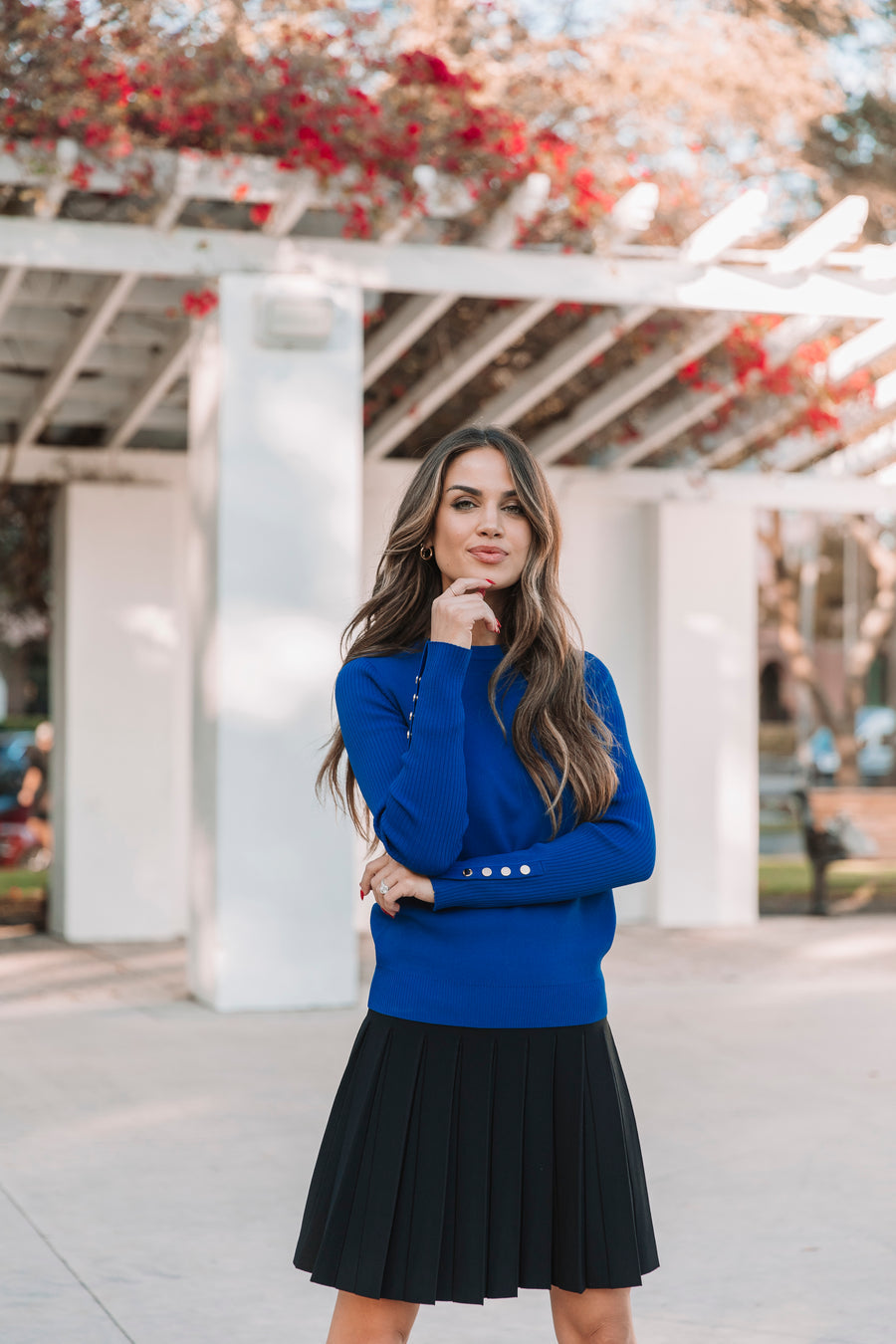 Aleeza Knit Darien Color Top